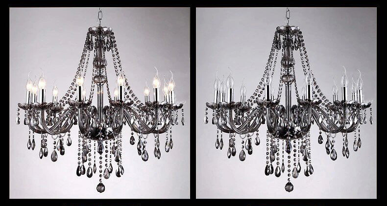 Lustre Cristal Noir <br> Scuro