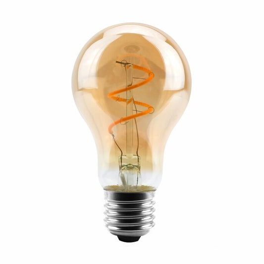 Ampoule LED A60 Filament <br> Culot E27 (Ambrée)