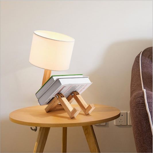Lampe De Chevet Pied En Bois Personaggi