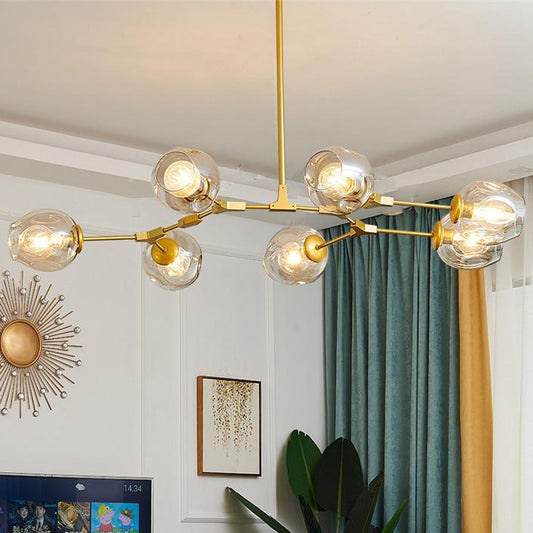 Lustre En Verre Transparent <br> Trasparente