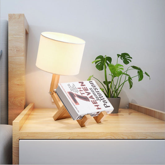 Lampe De Chevet Pied En Bois Personaggi