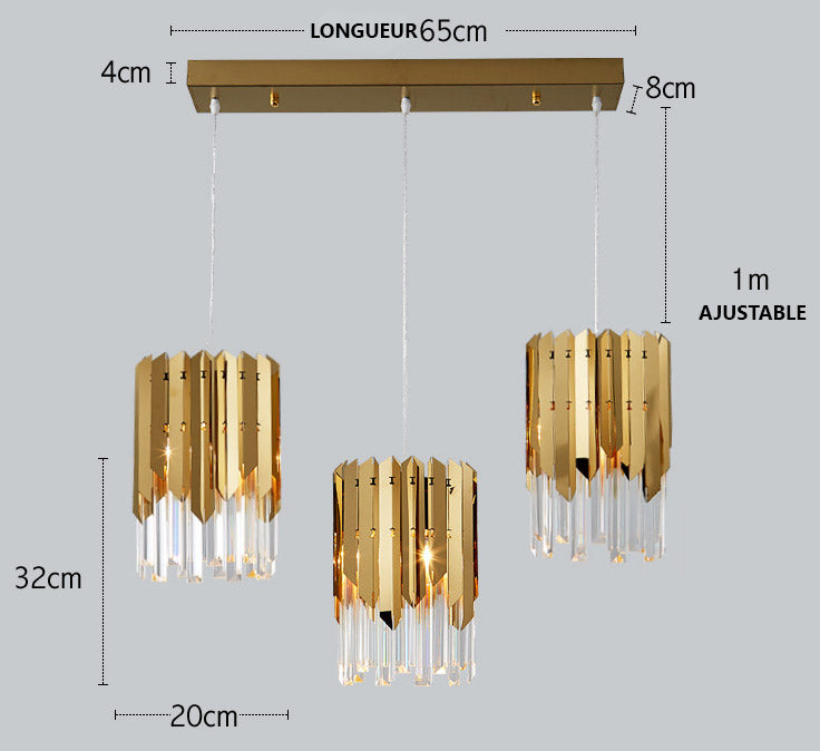 Lustre Abat-Jour <br> Dorato