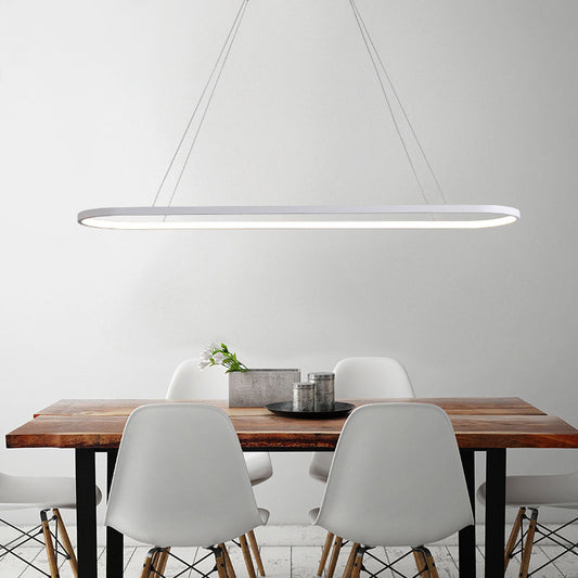 Lustre Blanc Salle à Manger <br> Concavo