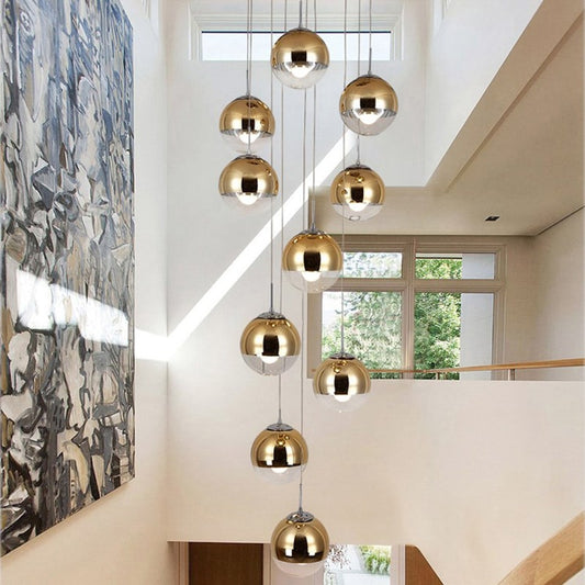 Lustre Boule Dorée <br> Splendido