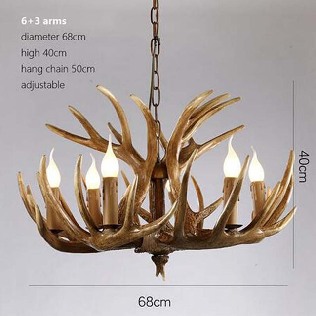 Lustre Corne De Cerf <br> Corno