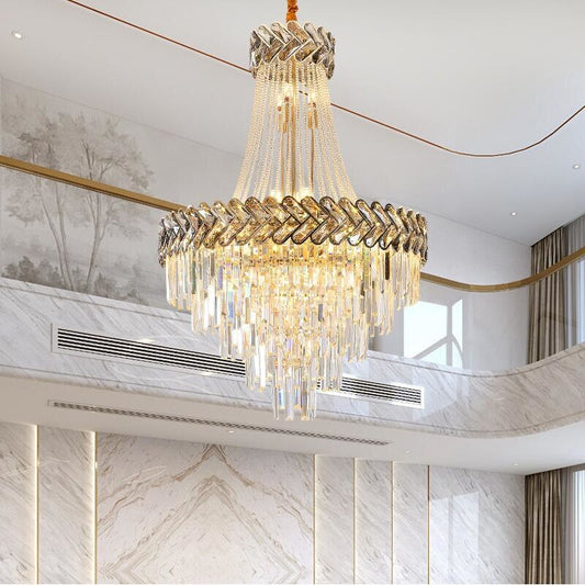 Lustre Cristal Led <br> Trecce