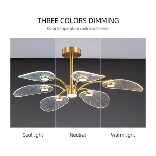 Lustre Feuilles Transparentes <br> Futuro