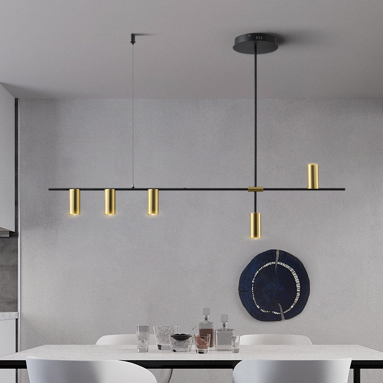 Lustre Métal Noir Et Doré <br> Miscelo