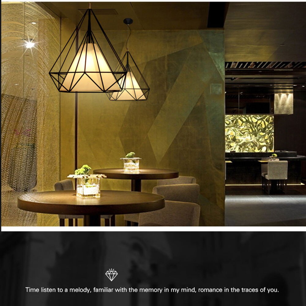 Lustre Moderne Pour Cuisine <br> Diamante