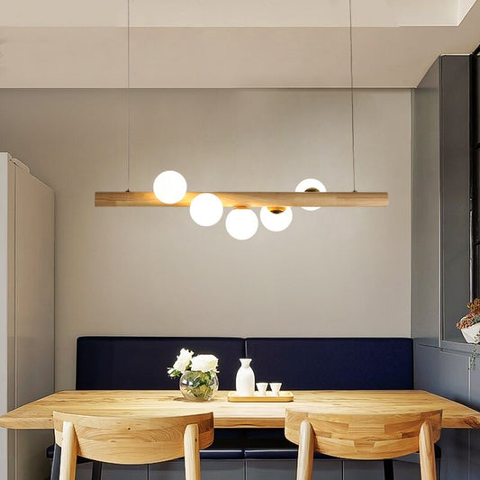Lustre Bois Naturel <br> Bruco