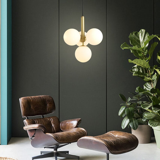 Lustre Boule Laiton <br> Molecolare