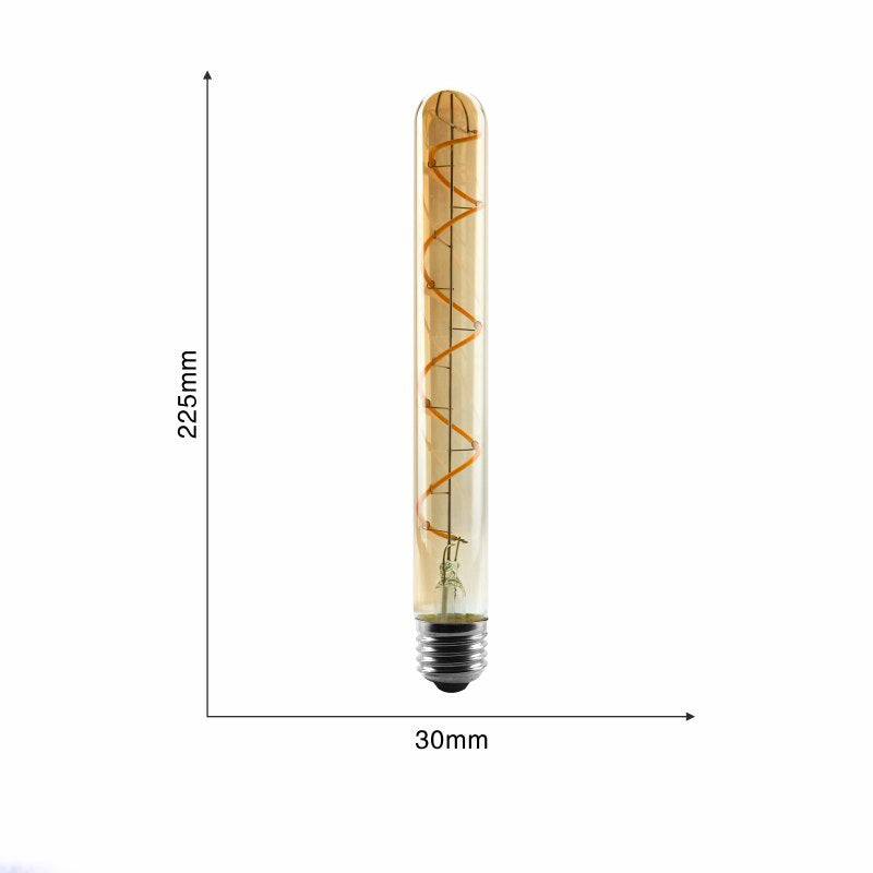 Ampoule LED T225 Filament <br> Culot E27 (Ambrée)