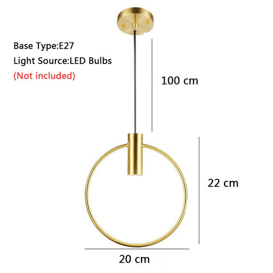 Lustre Cercle <br> Portico