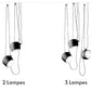 Lustre Noir En Fer <br> Esteso