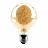 Ampoule LED G80 Filament <br> Culot E27 (Ambrée)