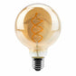 Ampoule LED G95 Filament <br> Culot E27 (Ambrée)