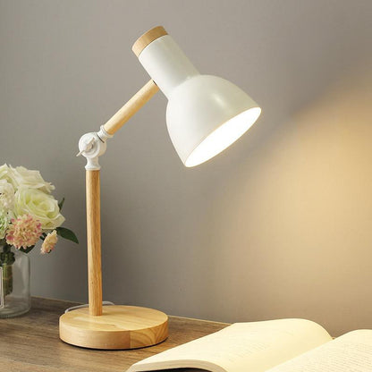 Lampe De Bureau Bois Et Metal Classico