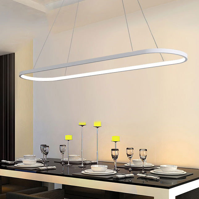 Lustre Blanc Salle à Manger <br> Concavo