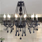 Lustre Cristal Noir <br> Scuro