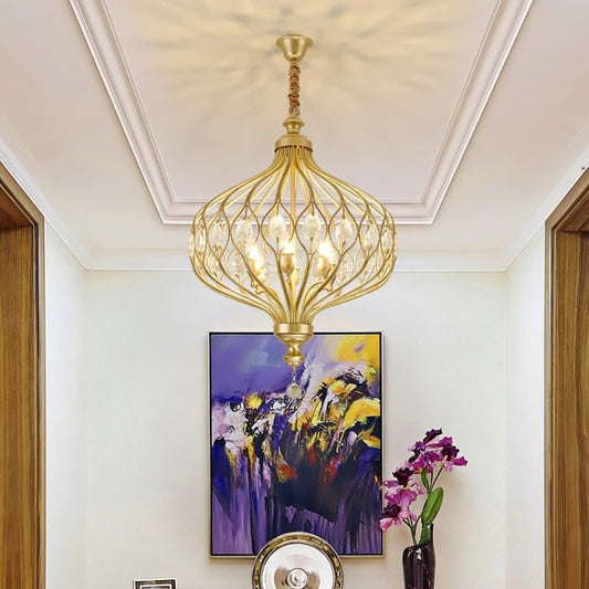 Lustre Doré Salon <br> Aureola