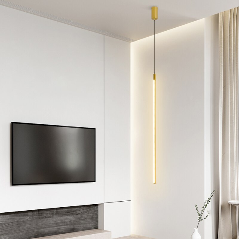 Lustre Long Moderne <br> Ciondolo