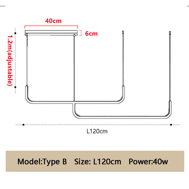 Lustre Minimaliste Suspendu <br> Minimo