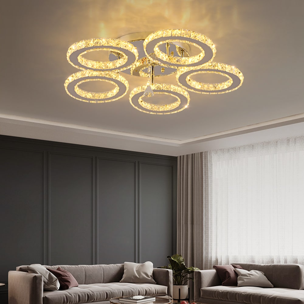 Lustre Moderne Chrome <br> Cromo