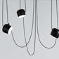 Lustre Noir En Fer <br> Esteso